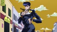 Josuke's last scene in the series (Image via David Production).